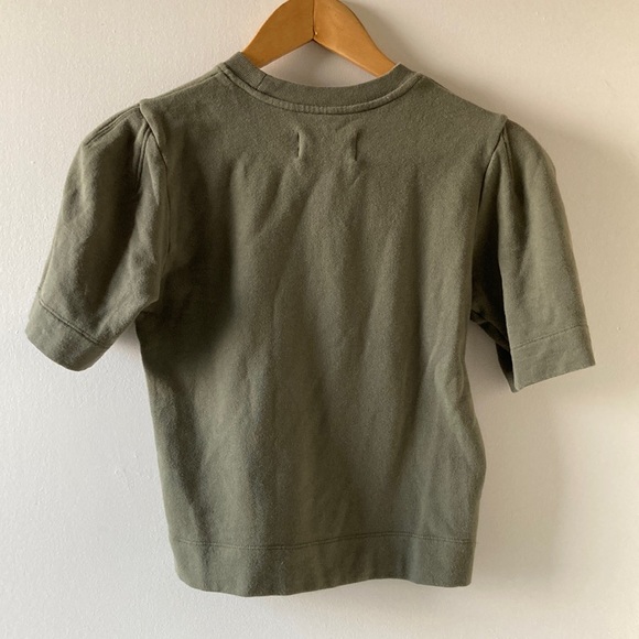 Everlane Lightweight French Terry Puff-Sleeve Tee - Picture 2 of 4